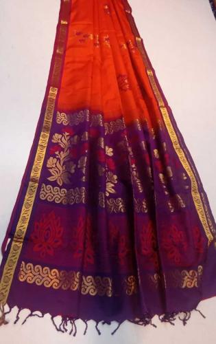 SOFT SILK SAREE WITH BLOUSE